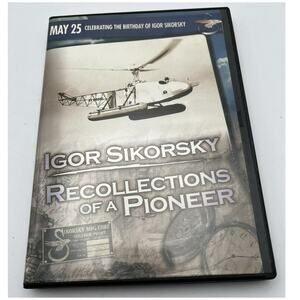 Igor Sikorsky Aircraft Recollections of a Pioneer DVD Commemorative & Postcard